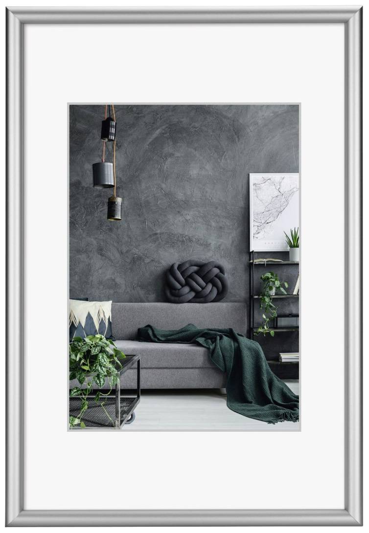 Змінна рамка Кріплення: підвіс Тип скла: полістирол Формат зображення: 18 x 24 см Ширина х висота смугового профілю приблизно: 11 