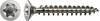 SPAX 1197000300163 R 88091 Senkkopf T-STAR Wkręt do drewna 3 mm 16 mm T-STAR plus 88091 stal nierdzewna A2 200 szt.