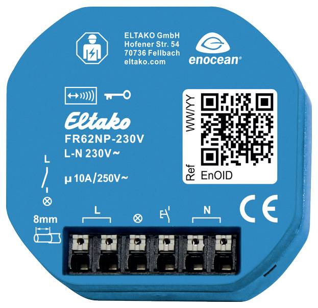 Бездротовий прихований актуатор FR62NP-230V Eltako