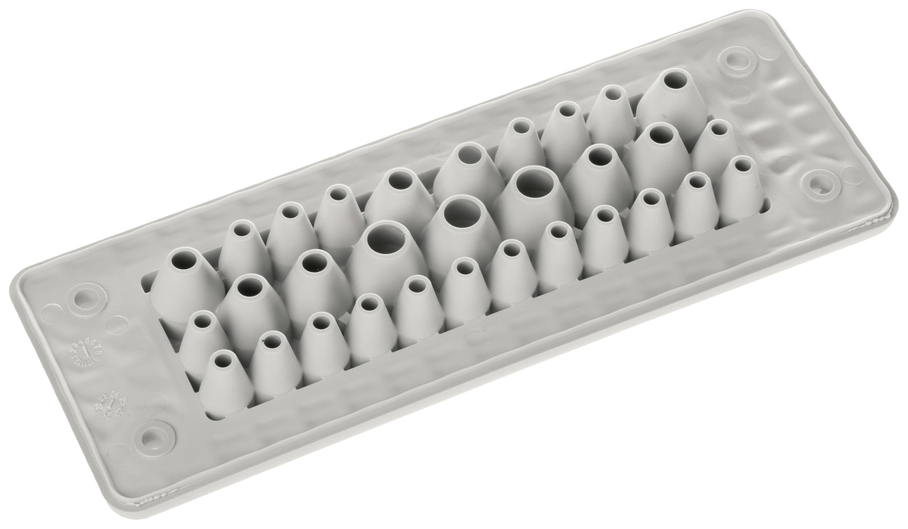 Trelleborg MH-24 F 31-1 СВІТЛО-СІРИЙ UL94 V-0 IP65 | TPE | Гвинт TPE сірий 1 шт.