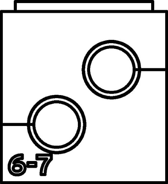 Подвійна насадка HellermannTyton 440-00020 VP-S_/6-7_Ins-dbl-PL-BK (20), (Д x Ш x В) 21,10 x 21,10 x 21,80 мм, пластик, 20 шт.
