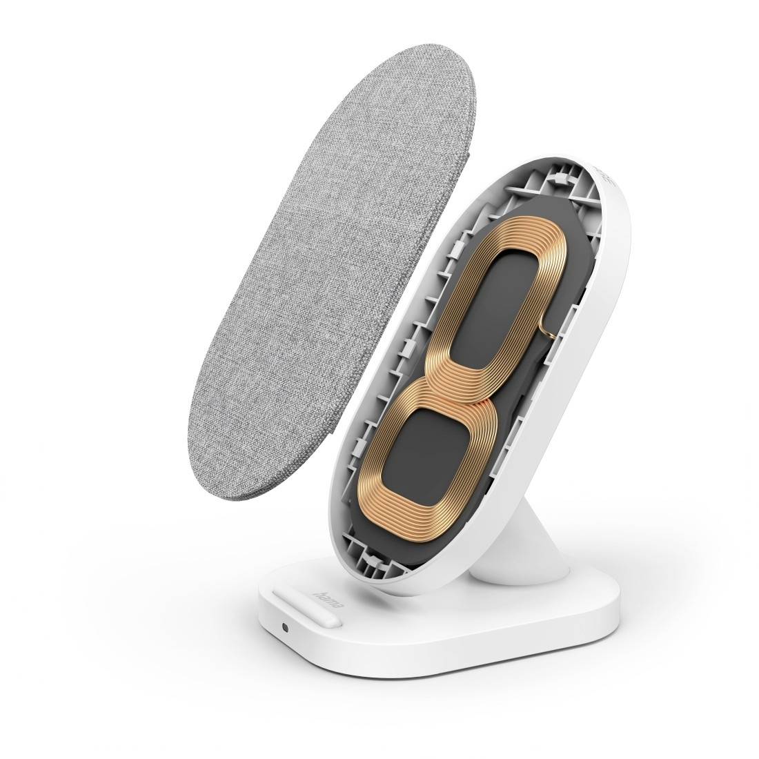 Індуктивний зарядний пристрій Hama 10 Вт 00201686 Тип виходу Бездротовий QI Білий