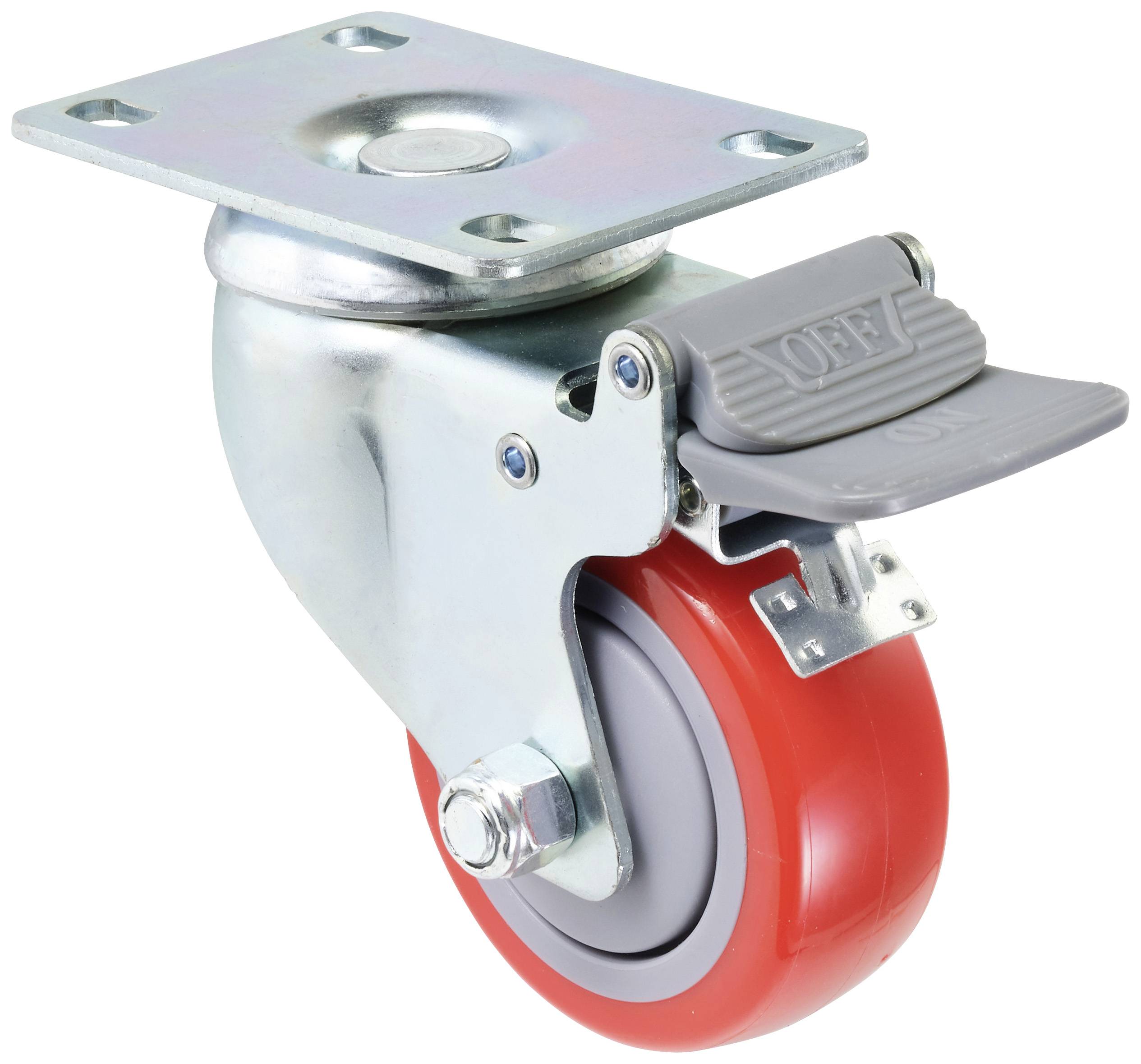 TOOLCRAFT TO-7935651 Посилене колесо Діаметр колеса: 76 мм Максимальне навантаження: 100 кг 1 шт.