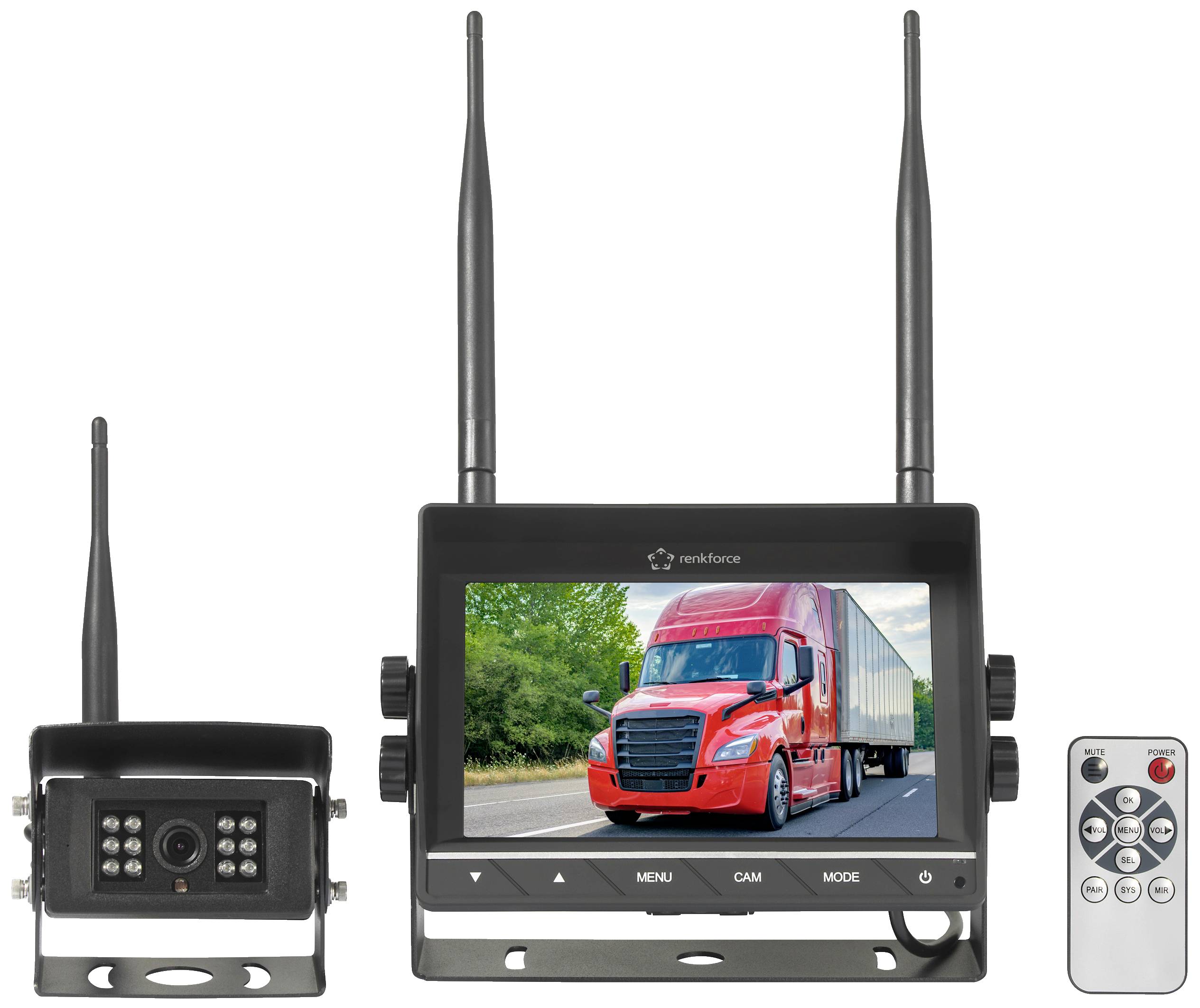 Система камери заднього виду Renkforce RV2.4-7