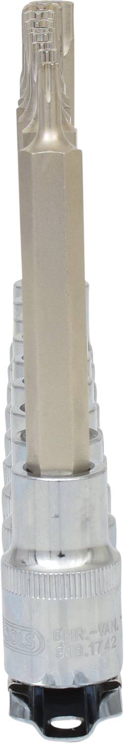 Stos kluczy sześciokątnych o różnych rozmiarach, ułożonych pionowo i stojących pionowo.