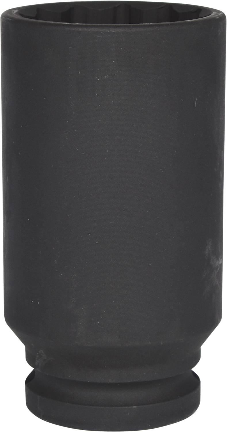 Czarny, cylindryczny trzpień metalowy, typowy do stosowania z narzędziami z grzechotką do odkręcania śrub.