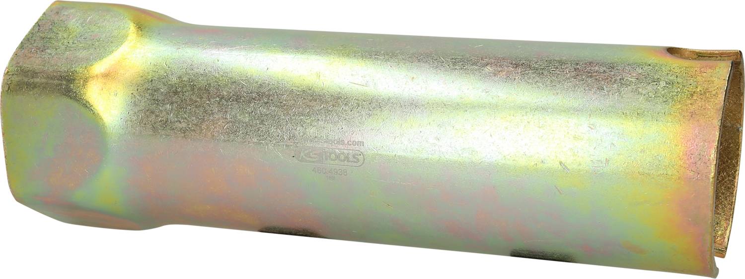 Metalowy klucz sześciokątny używany do dokręcania lub poluzowywania elementów mocujących.