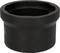 Czarny, cylindryczny pierścień adaptera, prawdopodobnie przeznaczony do celów technicznych lub mechanicznych, na białym tle.