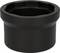 Czarny, cylindryczny element plastikowy z szerokim otworem u góry.
