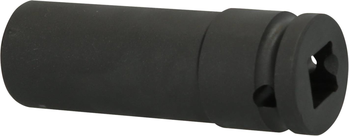 Czarne, cylindryczne narzędzie z sześciokątnym wycięciem na jednym końcu. Odpowiednie do zastosowań w dziedzinie technicznej.