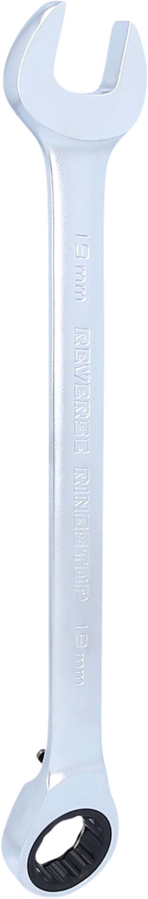 KS Tools 503.4919 5034919 Klucz oczkowy grzechotkowy  Rozmiar klucza (metryczny) (tylko do tytułu) 19 mm