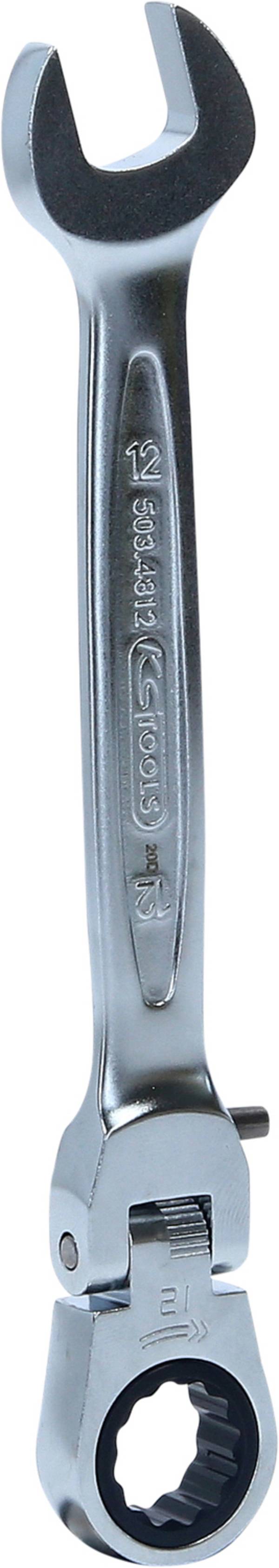 KS Tools 503.4812 5034812 Klucz oczkowy grzechotkowy  Rozmiar klucza (metryczny) (tylko do tytułu) 12 mm