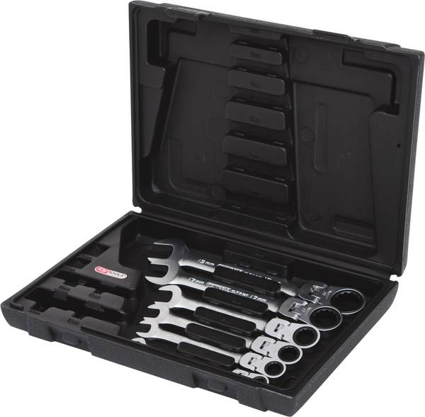 KS Tools 503.4859  Zestaw kluczy płasko oczkowych  Rozmiar klucza (metryczny) (tylko do tytułu) 8 - 19 mm