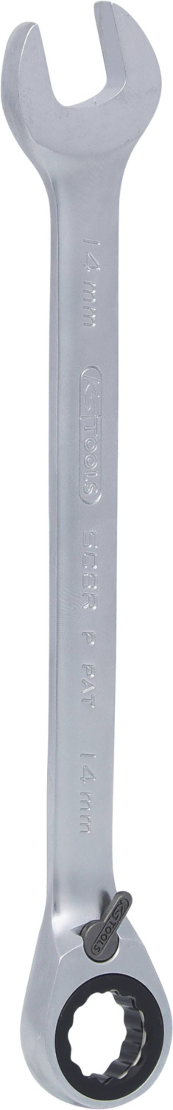 KS Tools 503.4914 5034914 Klucz oczkowy grzechotkowy  Rozmiar klucza (metryczny) (tylko do tytułu) 14 mm