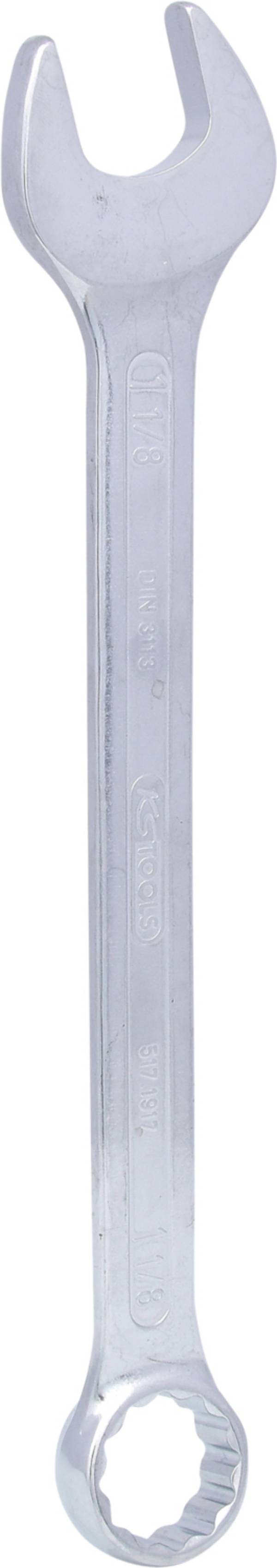 KS Tools 517.1917 5171917 Klucz płasko oczkowy   Rozmiar klucza (cale) (tylko dla tytułów) 1 1/8"