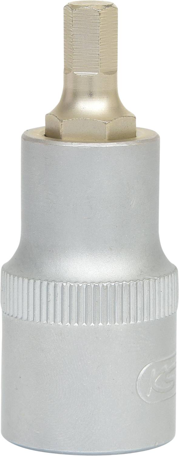 Sześciokątny uchwyt bitów metalowy z rowkowanym uchwytem dla lepszego trzymania. Odpowiedni do prac śrubowych.