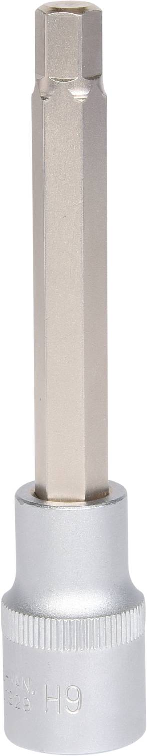 Klucz nasadowy sześciokątny, 1/2 cala, z 9-milimetrowym gniazdem sześciokątnym, idealny do prac ślusarskich w warsztacie lub w domu.