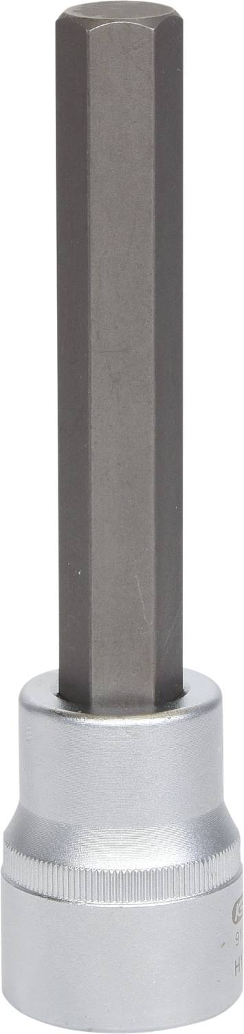 Sześciokątny bit z srebrną oprawką. Stosowany głównie do prac śrubowych, kompatybilny z narzędziami ręcznymi.