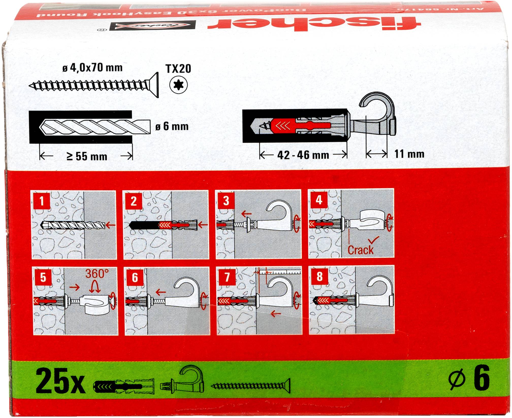 Fischer 564170 Kołek 25 szt.-7