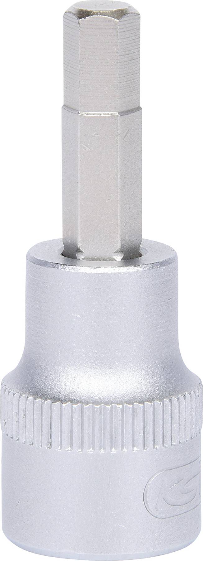 Sześciokątny nasadowy klucz nasadowy wykonany z metalu, odpowiedni do prac mechanicznych i napraw.