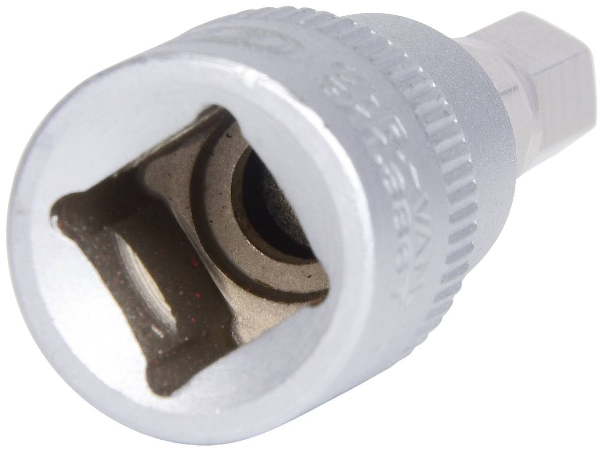 Metalowa nasadka sześciokątna, używana do dokręcania lub odkręcania śrub za pomocą klucza.