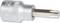 Metalowy adapter Torx z rozmiarem T40, odpowiedni do różnych zastosowań mechanicznych.