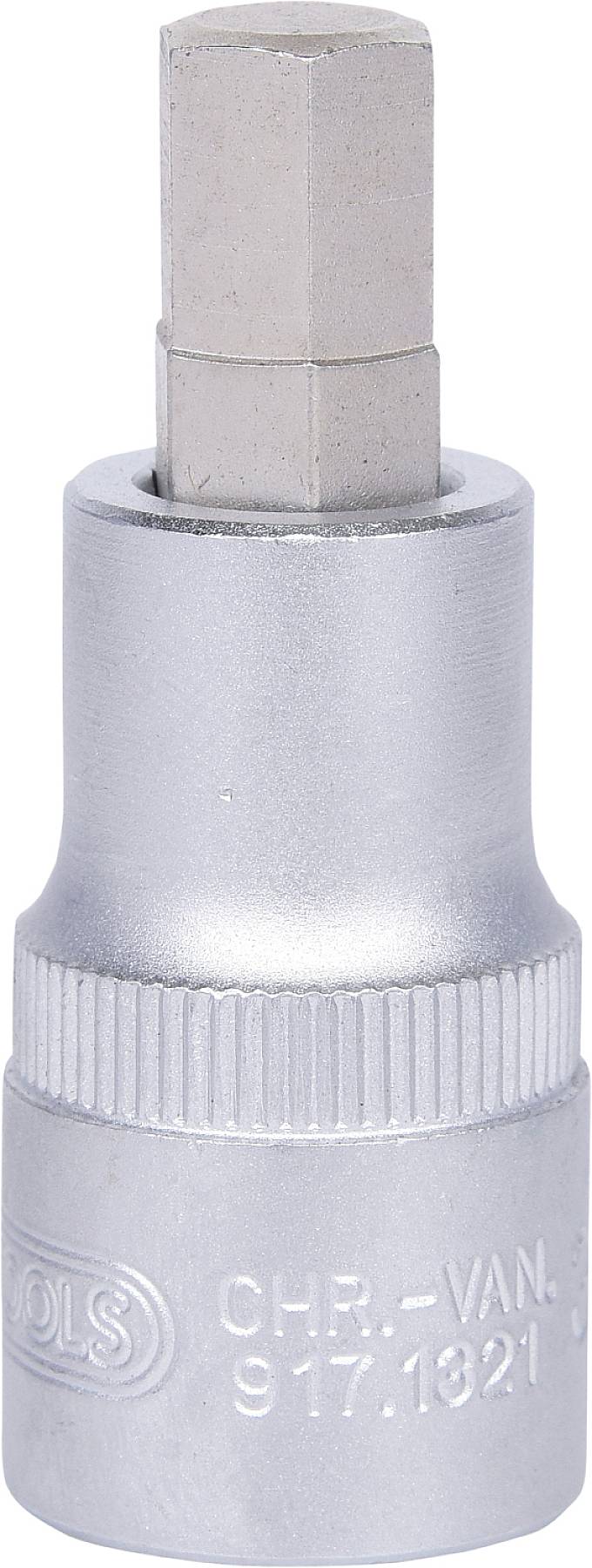 Sześciokątna stalowa nakrętka z gwintem, używana do połączeń śrubowych.