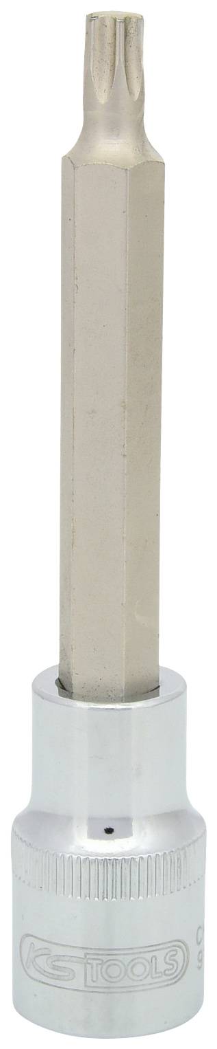 Sześciokątny bit z główką Torx, idealny do precyzyjnego wkręcania podczas prac rzemieślniczych i naprawczych.