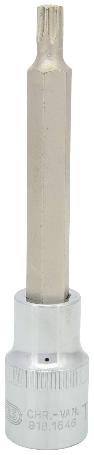 Wkrętak Torx z srebrnym uchwytem i sześciokątnym grotem, odpowiedni do precyzyjnych prac śrubowych w projektach budowlanych.