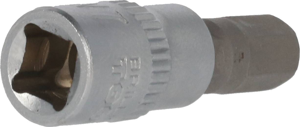 Sześciokątna metalowa końcówka klucza do wkrętaka. Służy do dokręcania lub odkręcania śrub sześciokątnych.