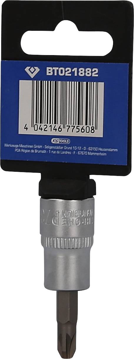 Bit śrubokręta w opakowaniu. Na opakowaniu widnieje numer produktu i kod kreskowy.