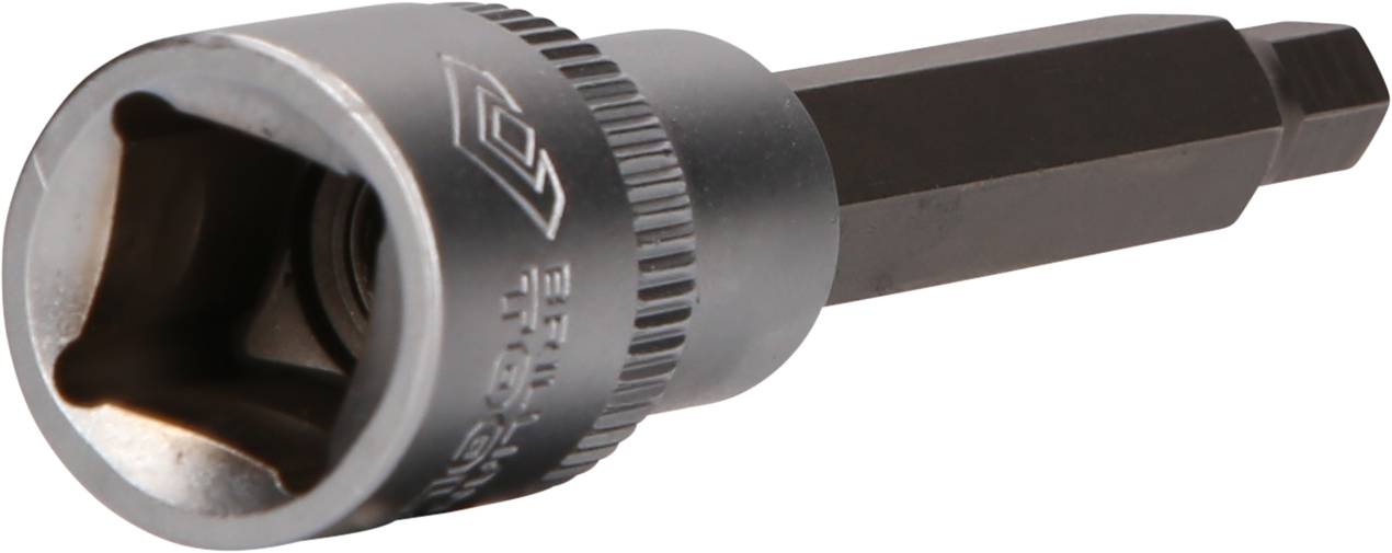 Metalowy wkład wkrętaka z sześciokątnym mocowaniem. Służy do połączenia z narzędziami śrubowymi do prac związanych z wkręcaniem śrub.
