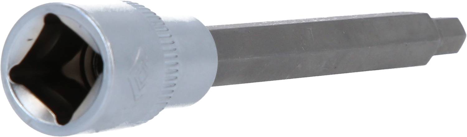 Sześciokątna nasadka klucza, przeznaczona do użycia ze śrubokrętem lub grzechotką.