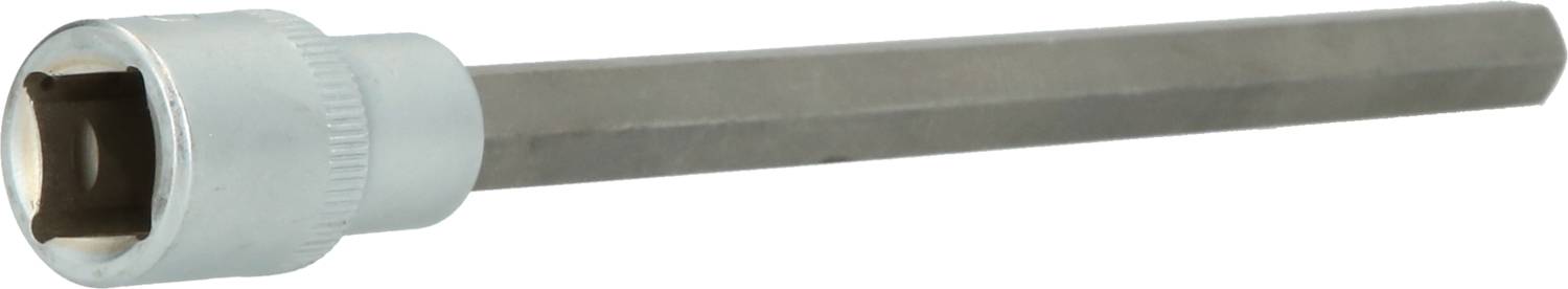 Sześciokątny pręt zakończony metalową nakładką do uderzania, typowe narzędzie do prac mechanicznych.