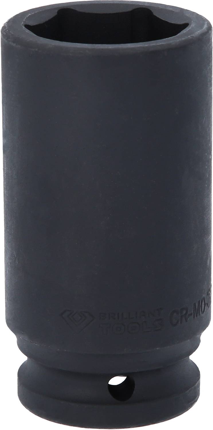 Czarny, cylindryczny sworzeń metalowy z sześciokątnym otworem, stosowany do połączeń wałów.