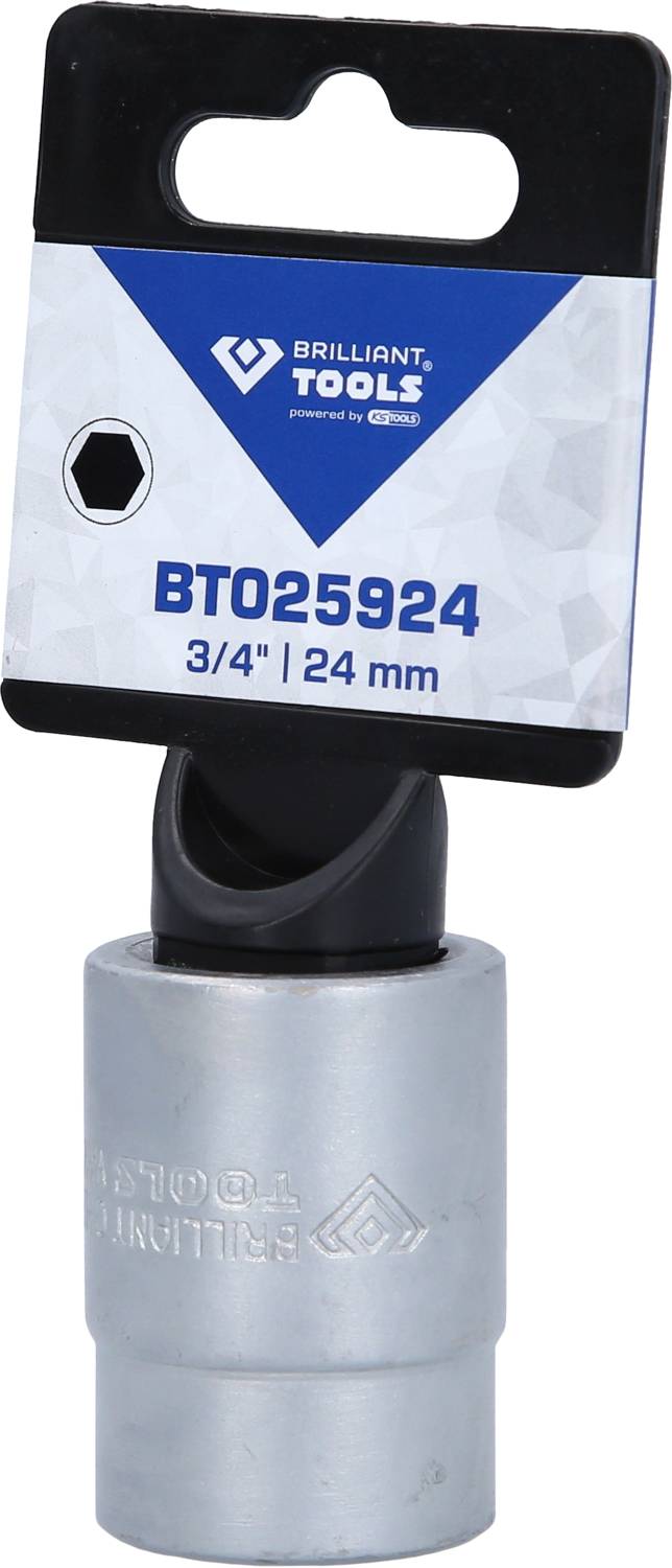 Nasadka z uchwytem, rozmiar: 3/4 cala, 24 mm, marka: Brilliant Tools.