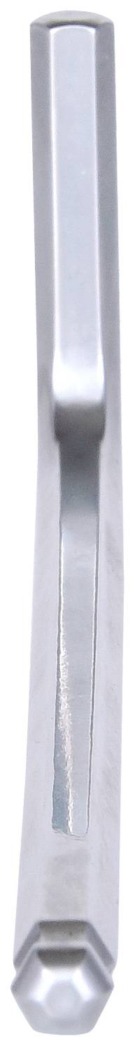 Pęseta srebrna ze ściętymi końcówkami.