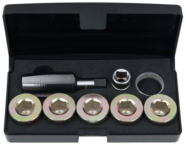 Zestaw naprawczy gwintu korka spustowego oleju, 12 szt. M24 x 1,5 KS Tools 150.4950 1 szt.
