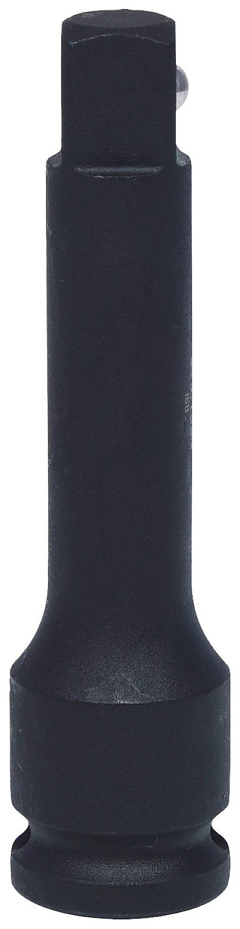 Czarny adapter w kształcie cylindra do nakładek pierścieniowych.