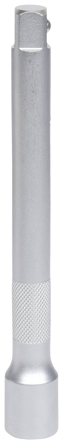 Srebrny, cylindryczny podnośnik magnetyczny z wyprofilowaną rękojeścią i ruchomą głowicą magnetyczną u góry. Służy do podnoszenia obiektów metalowych.