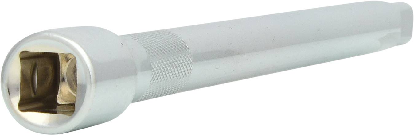 Przedłużka do klucza z żebrowanym uchwytem, ułatwiająca dostęp do trudno dostępnych śrub.