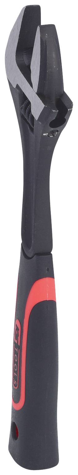 Szczypce z czarną rękojeścią i czerwonymi elementami, odpowiednie do cięcia drutu.