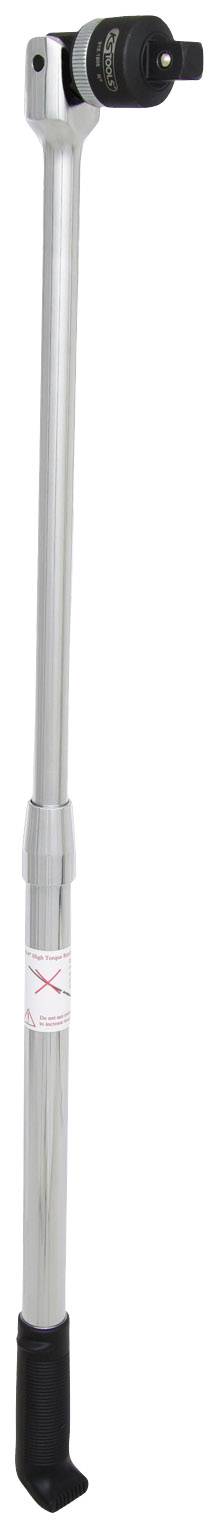 Regulowany, metalowy stojak rowerowy z plastikową stopką, przeznaczony do stabilnego podparcia roweru.