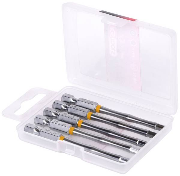 <br>  KS Tools<br>  918.3456<br>  918.3456<br>  Bit szcześciokątny<br>  Końcówka wkrętaka: 1/4" (6,3 mm)<br>  Kształt końcówki: sześciokąt<br>  4 mm<br>  75 mm<br>