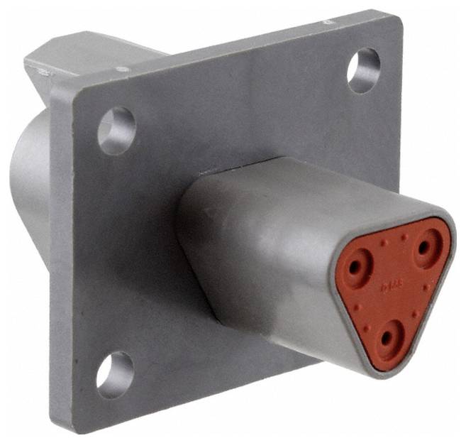 TE Connectivity Корпус штирькового конектора для кабелю DT04-3P-L012 1 шт. упаковка