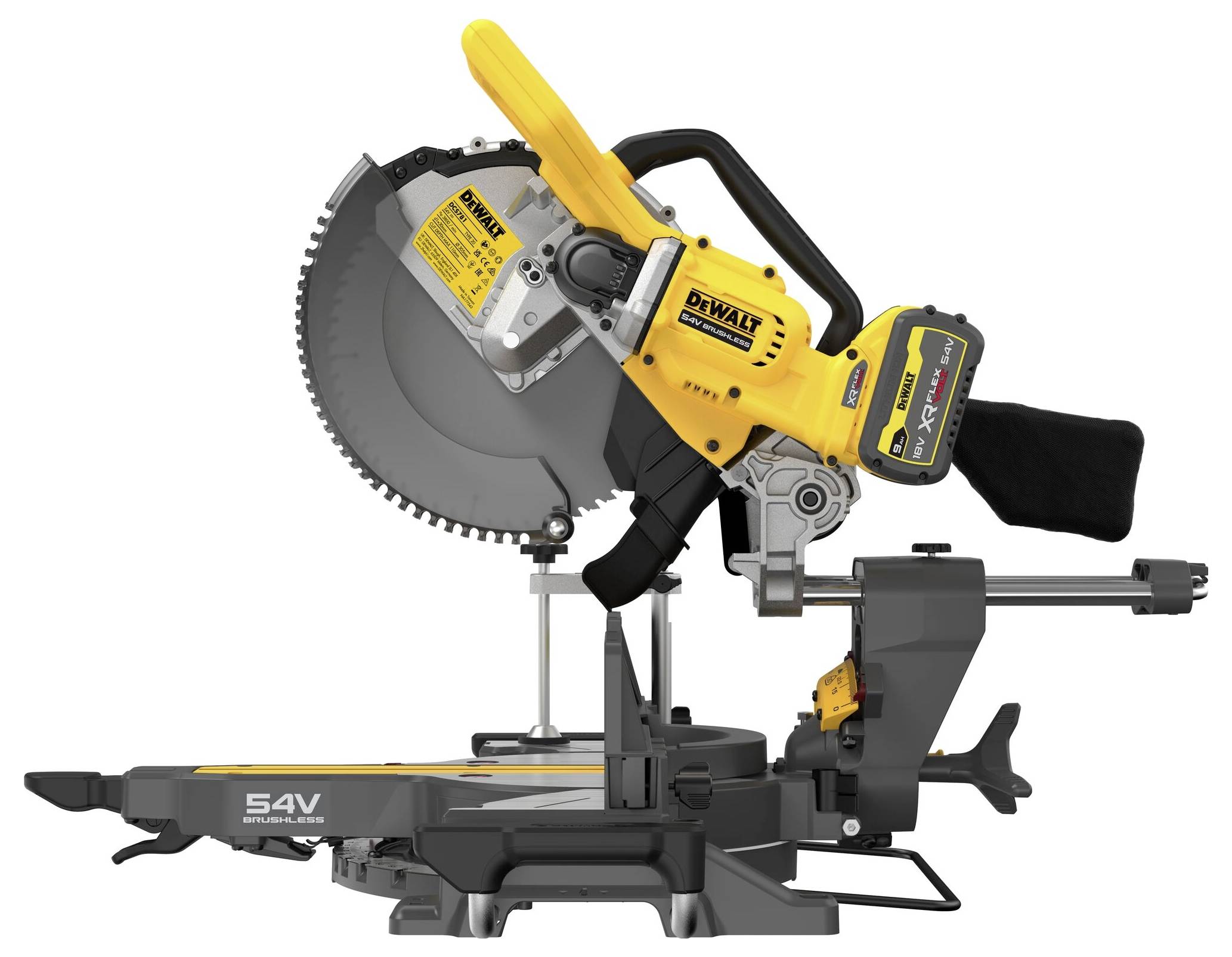 DEWALT DeWALT DCS781X2-QW Акумуляторна панельна пила, 450 мм, 23,2 кг, 1 шт. DCS781X2-QW 1 шт.