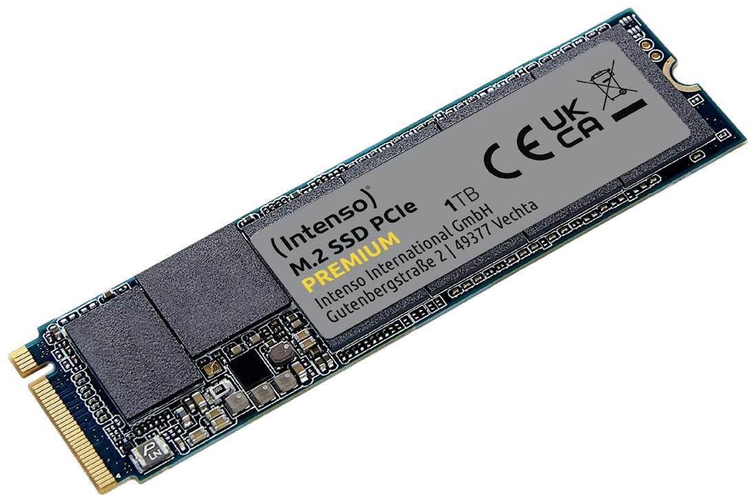 Внутрішній SSD-накопичувач M.2 PCIe NVMe 1 ТБ Intenso Новий продукт