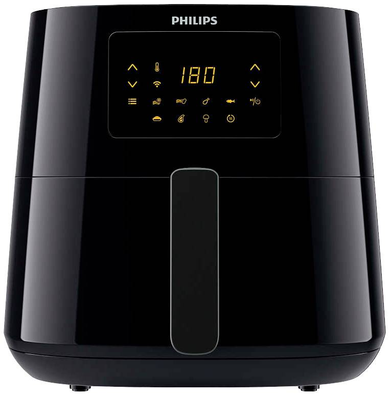 Фритюрниця Philips Home HD9280/70, 6,2 л, 2000 Вт, керування за допомогою застосунку, чорний колір