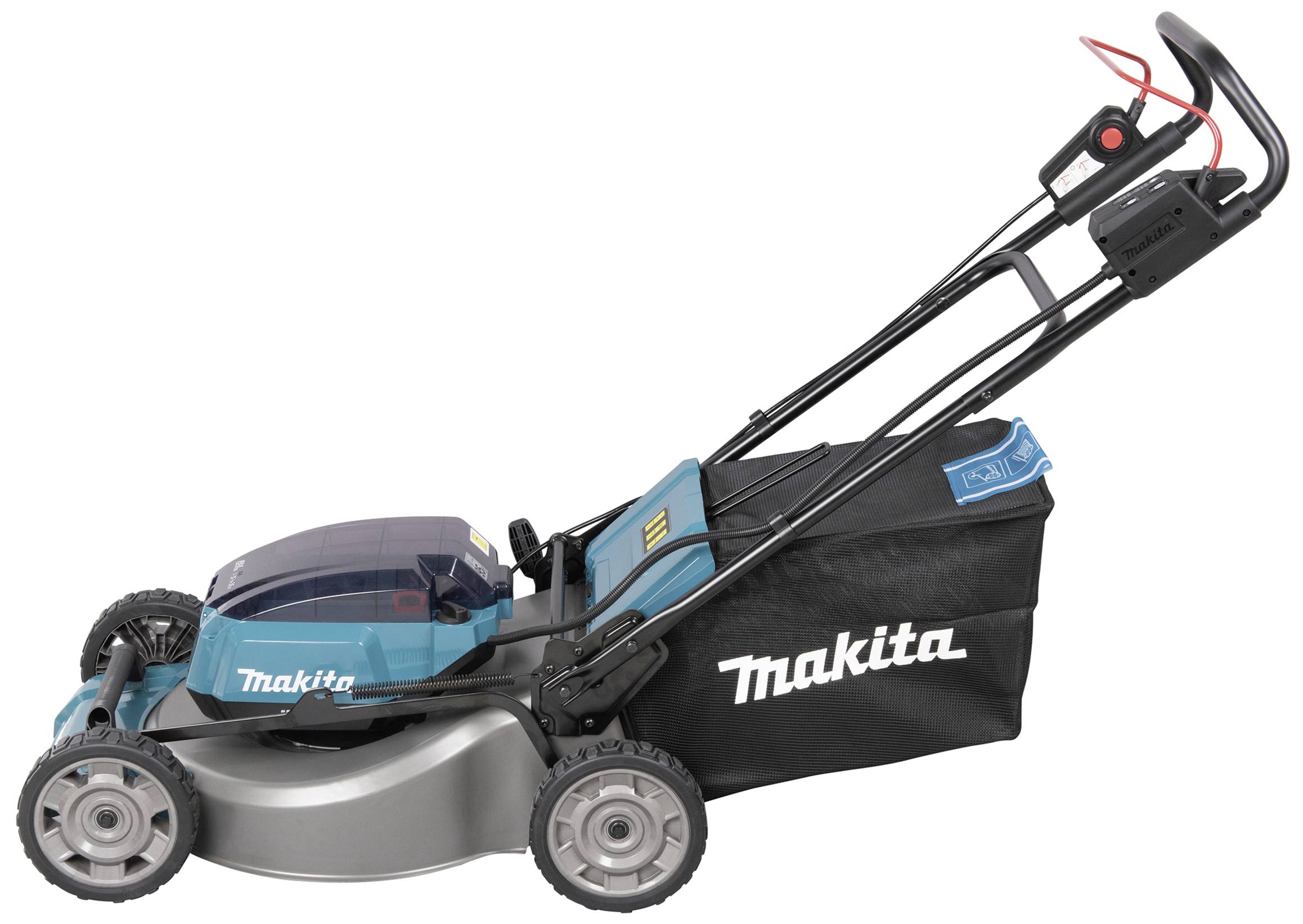 Акумуляторна газонокосарка Makita DLM534Z без акумулятора, без зарядного пристрою 2 x 18 В, максимальна ширина скошування 53 см