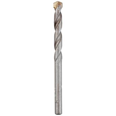 Wiertło metalowe ze spiralnym rowkiem i ostrzem, wykonane z srebrzystego metalu, przeznaczone do precyzyjnego wiercenia w twardych materiałach.